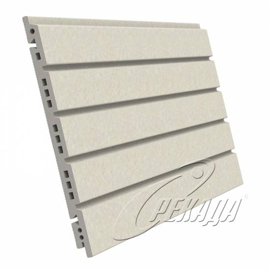 Фасадная терракота - Светло-серая рустованная