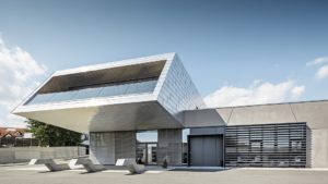 Алюминиевая кровля Система PREFALZ 43 Серый камень P.10 Prefa